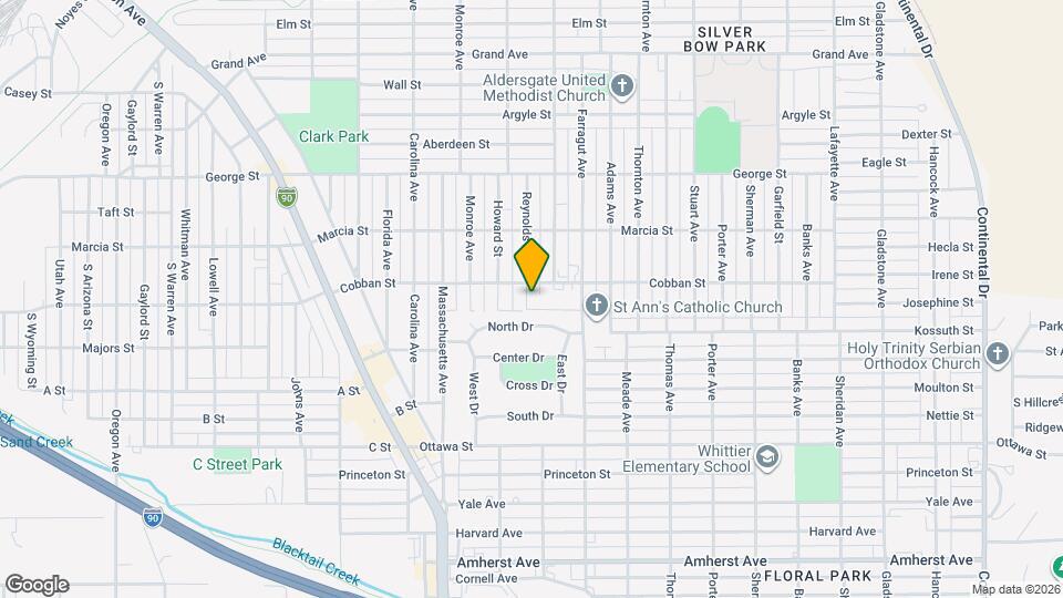 2014 Reynolds Ave Mapa y Detalles de la Ubicación