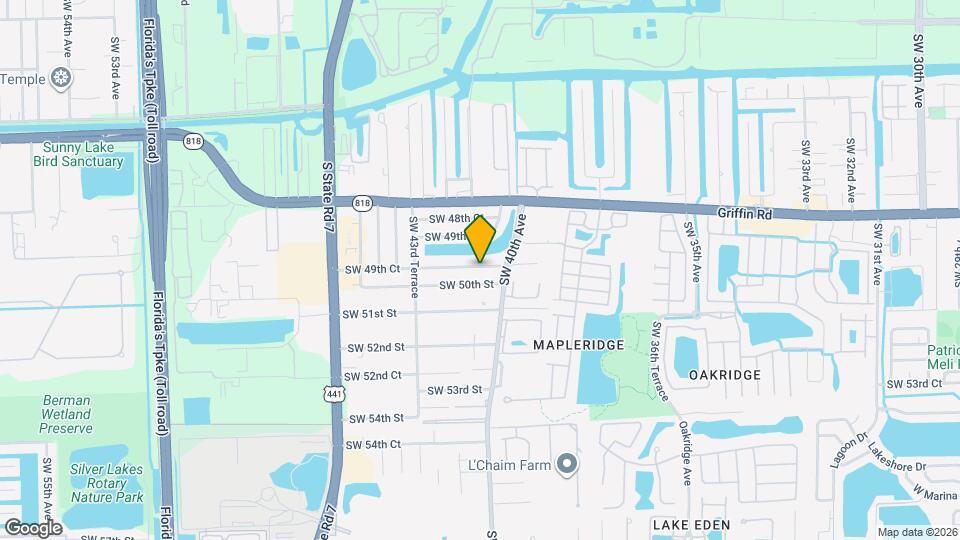 4114 SW 49th Ct Mapa y Detalles de la Ubicación