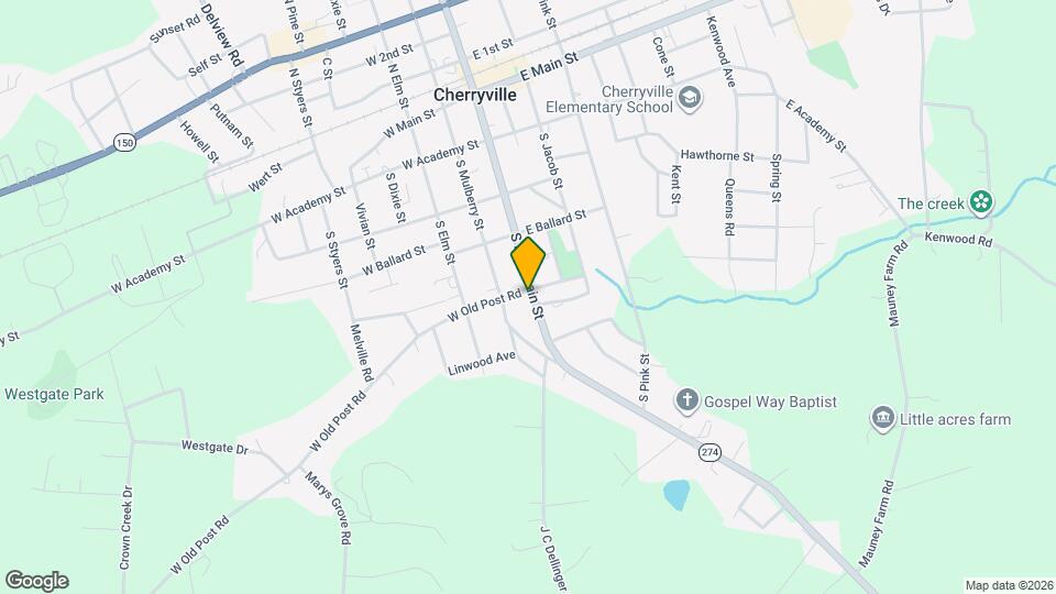 500 S Mountain St Map and Location Details