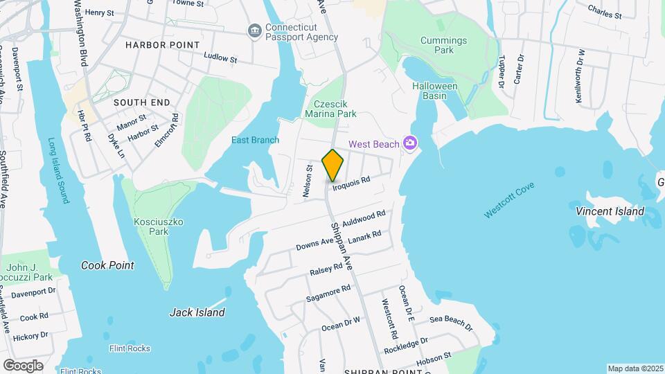 1124 Shippan Ave Mapa y Detalles de la Ubicación
