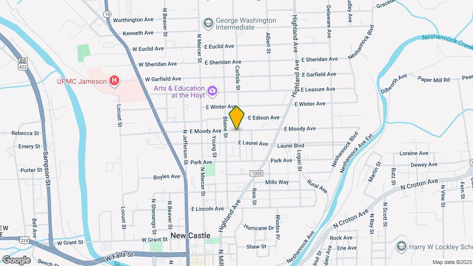 811 Carlisle St Map and Location Details