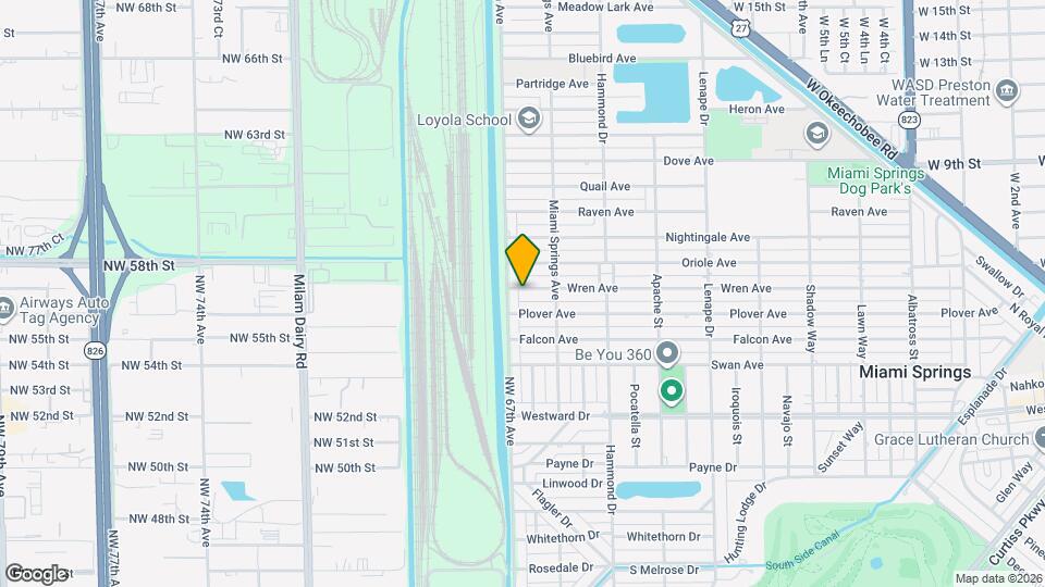 1250 Wren Ave Map and Location Details
