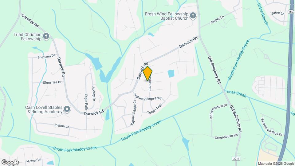 1954 Waccamaw Path Map and Location Details