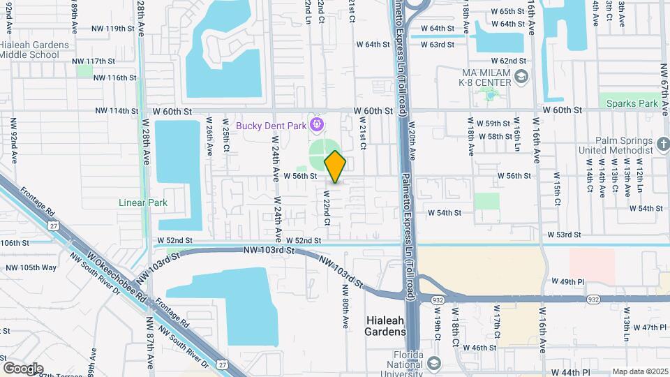 5485 W 22nd Ct Mapa y Detalles de la Ubicación
