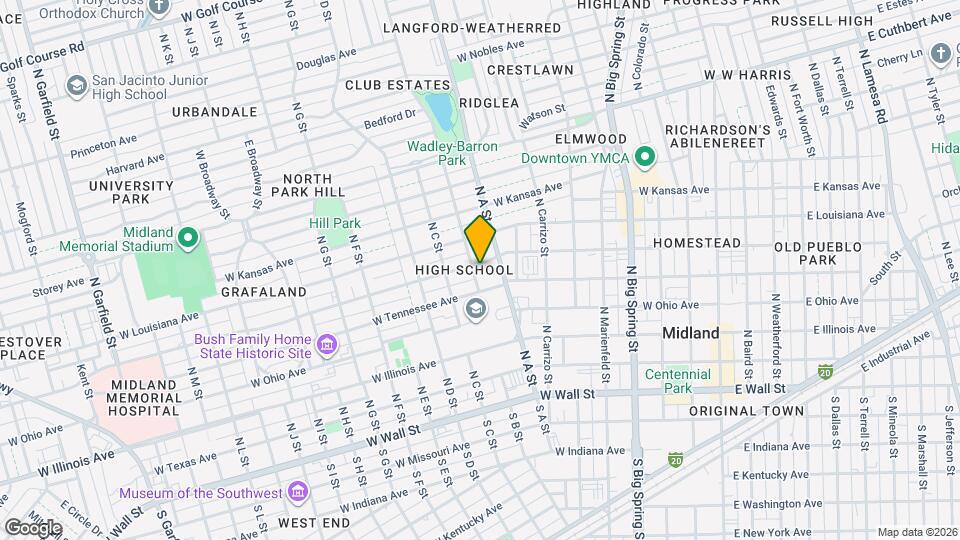 809 W Michigan Ave Map and Location Details