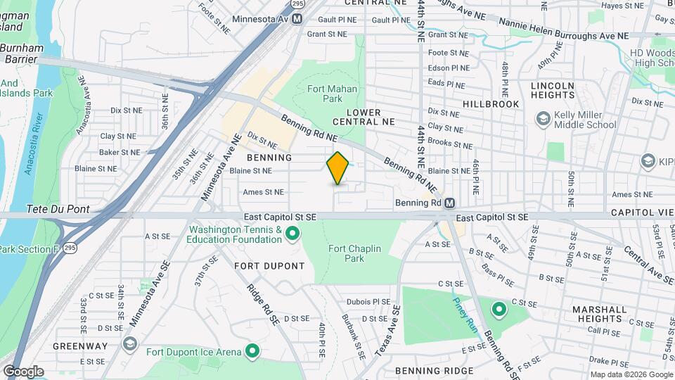 4116 Ames St NE, Unit 303 Mapa y Detalles de la Ubicación