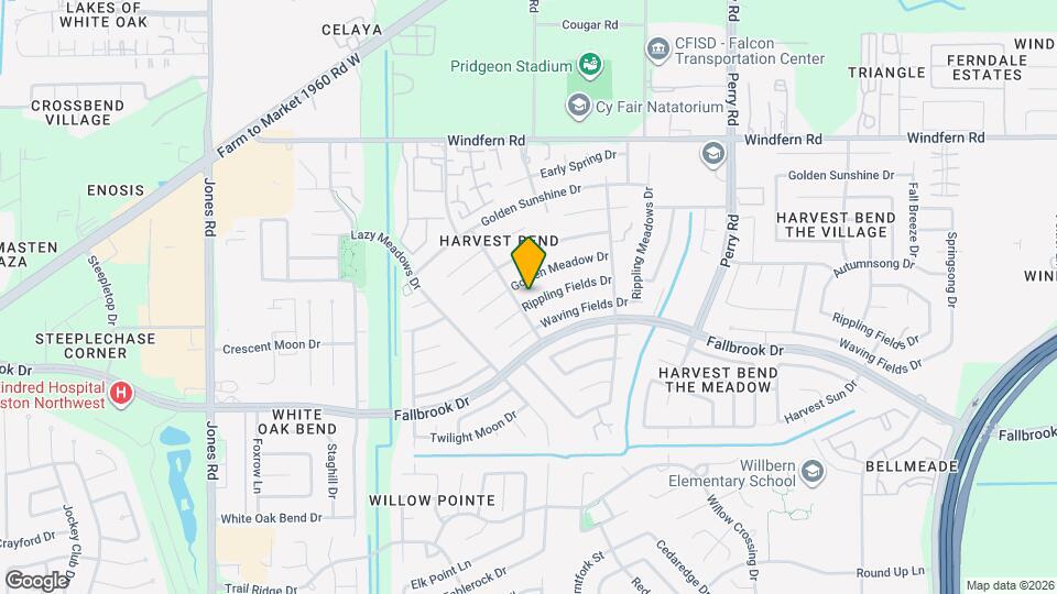 10210 Rippling Fields Dr Map and Location Details