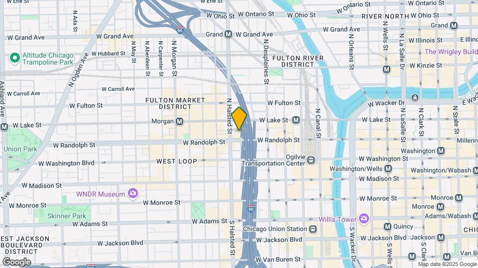 720 W Randolph St Map and Location Details