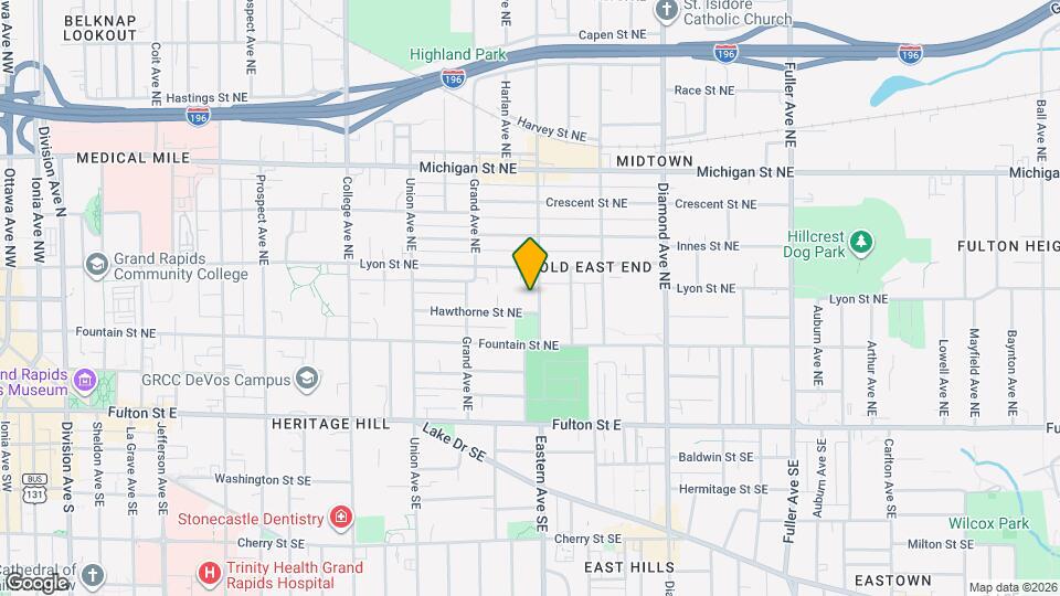 145 Eastern Ave NE Map and Location Details