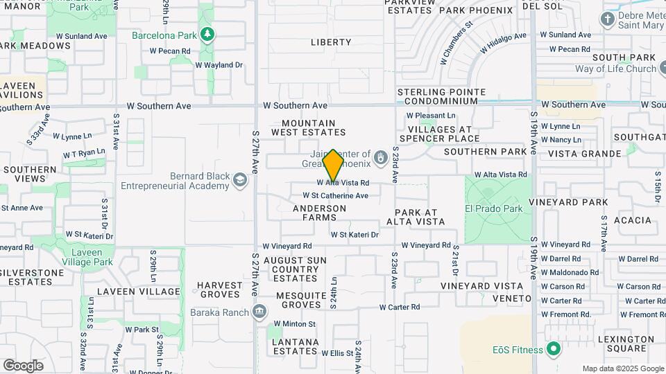 2419 W Alta Vista Rd Map and Location Details