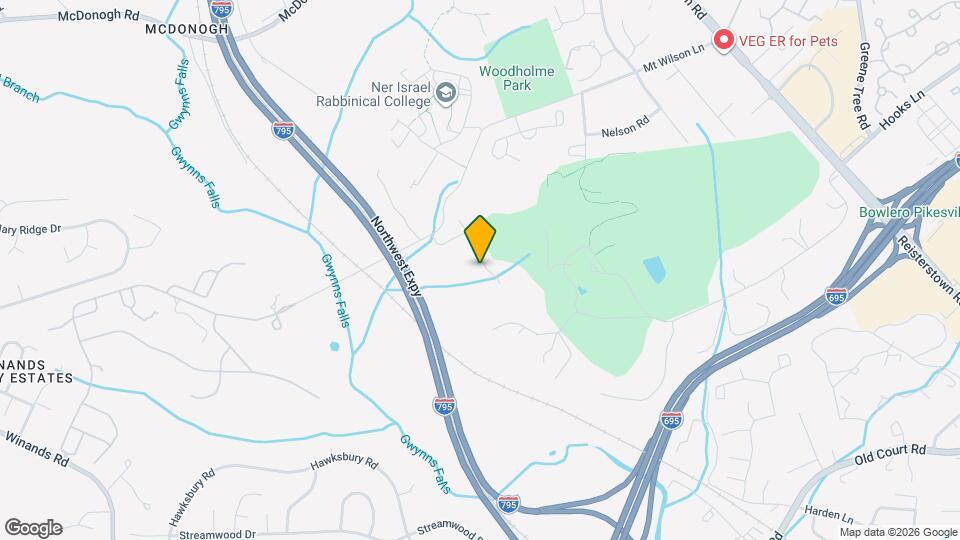 1712 Water Xing Rd Mapa y Detalles de la Ubicación