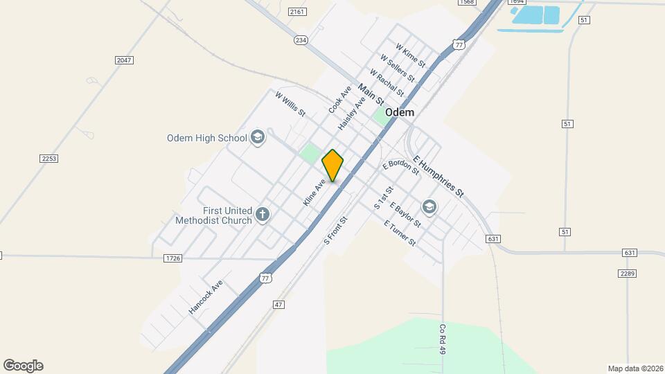 103 S 4th St Map and Location Details