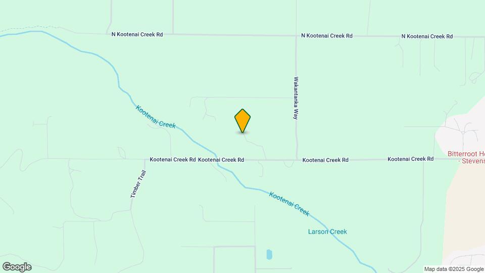 314 Kootenai Creek Rd Map and Location Details