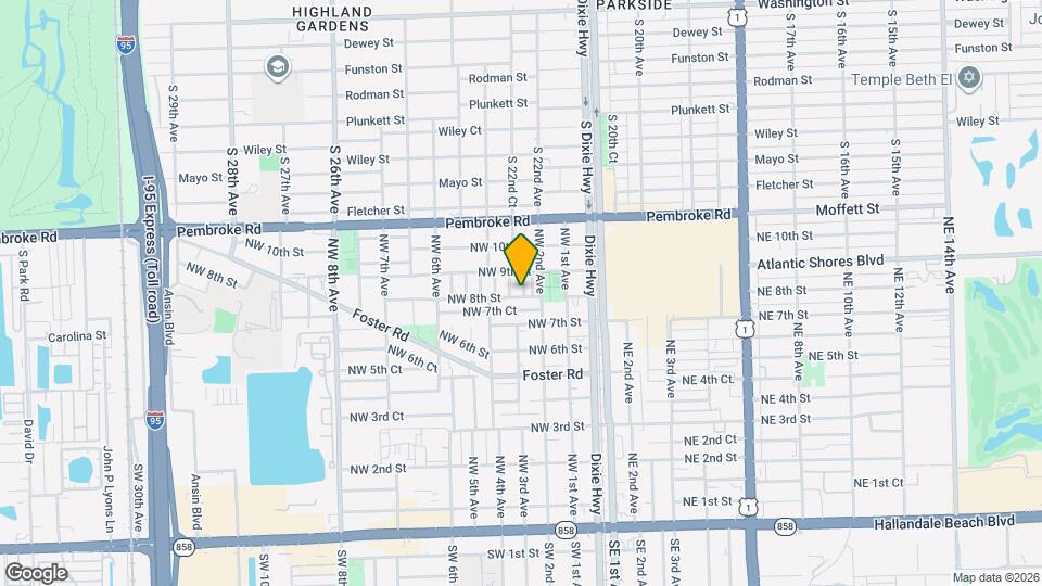 805 NW 3rd Ave Mapa y Detalles de la Ubicación