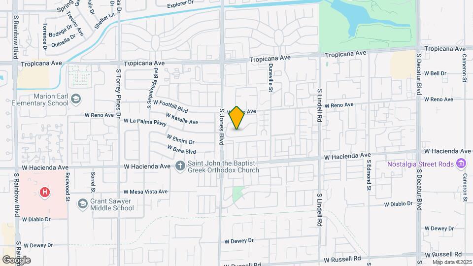 5118 S Jones Blvd Map and Location Details