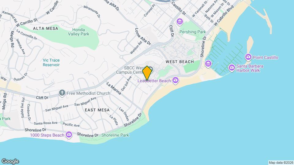 Sea Crest Apartments Map and Location Details