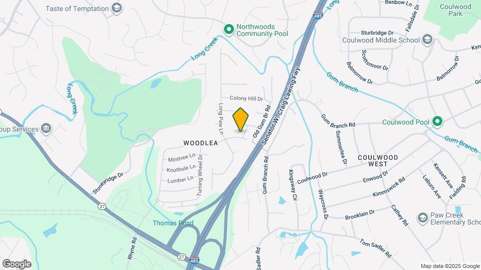 1422 Moondance Ln Mapa y Detalles de la Ubicación