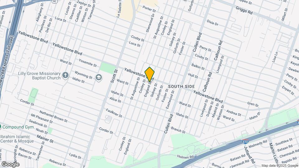 6717 England St Map and Location Details