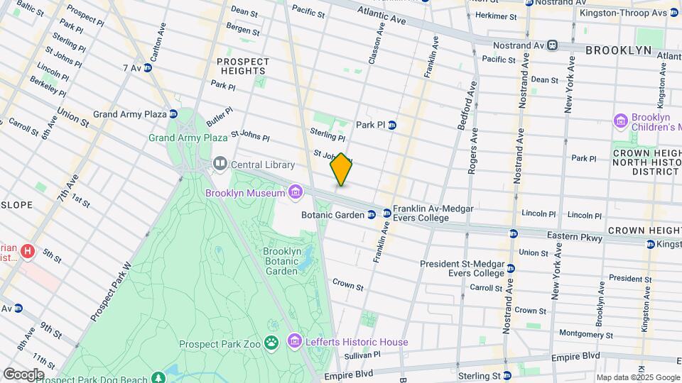 225 Eastern Pkwy Map and Location Details