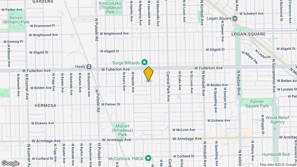2306 N Lawndale Ave-Unit -1 Map and Location Details