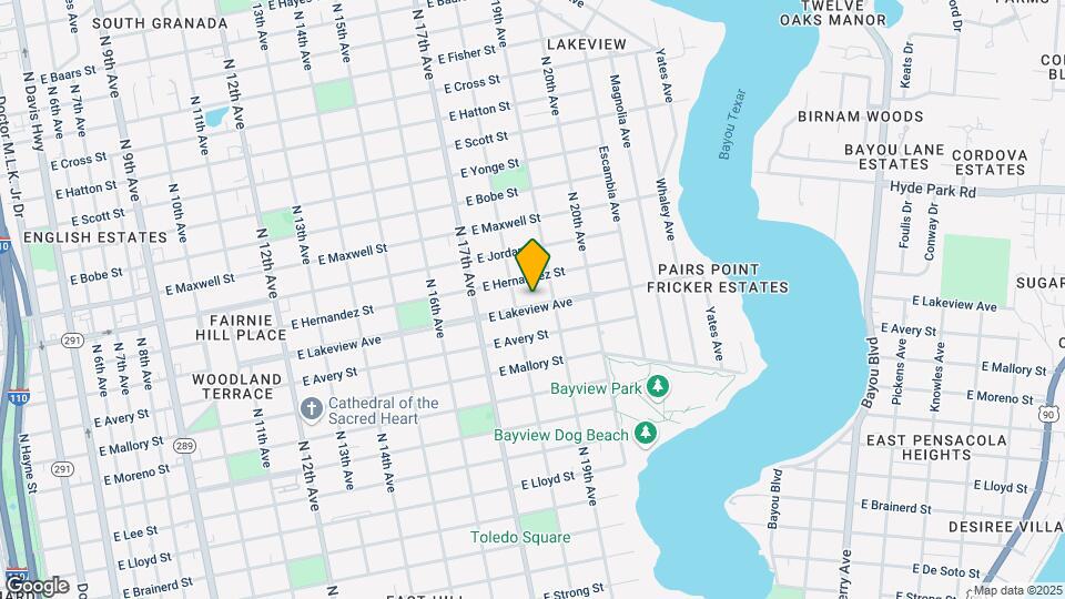 1808 Lakeview Ave Map and Location Details
