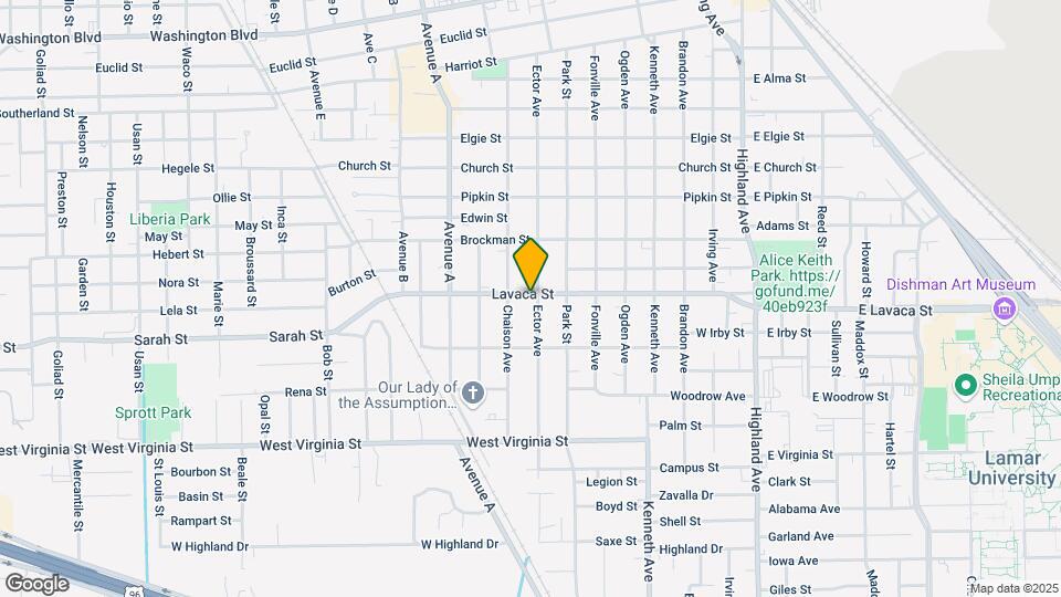 4110 Ector Ave Map and Location Details