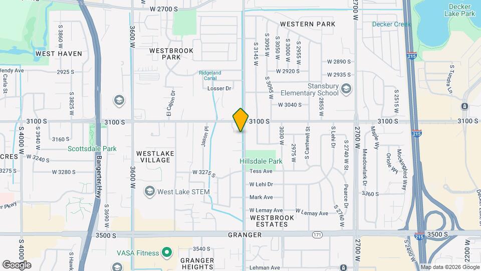 3140 S 3200 W Map and Location Details