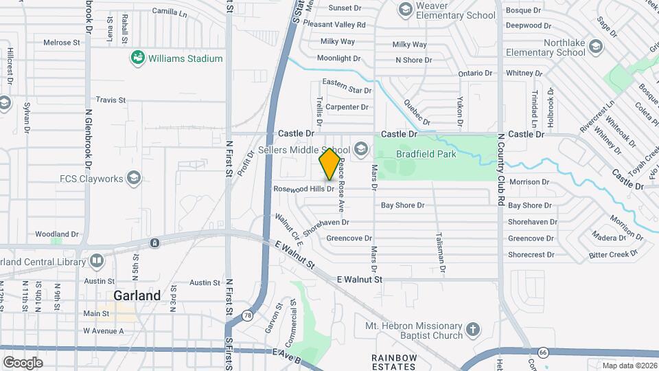 501 Rosewood Hills Dr Map and Location Details