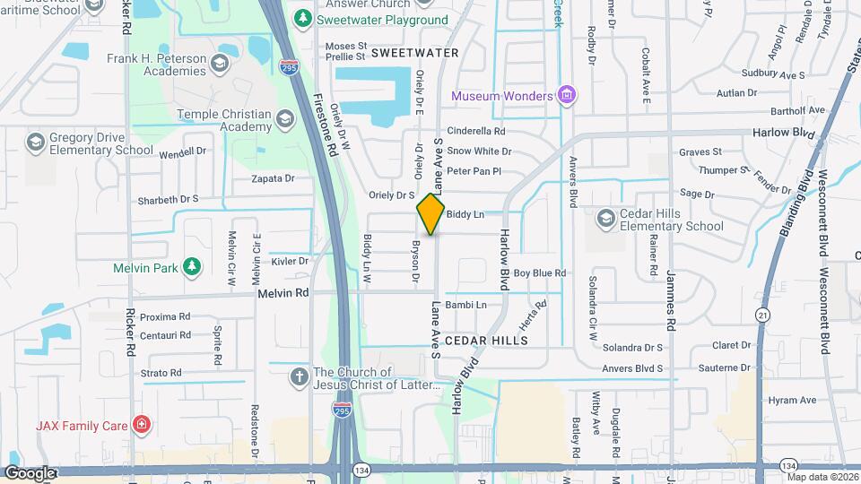 4416 Lane Ave S Map and Location Details