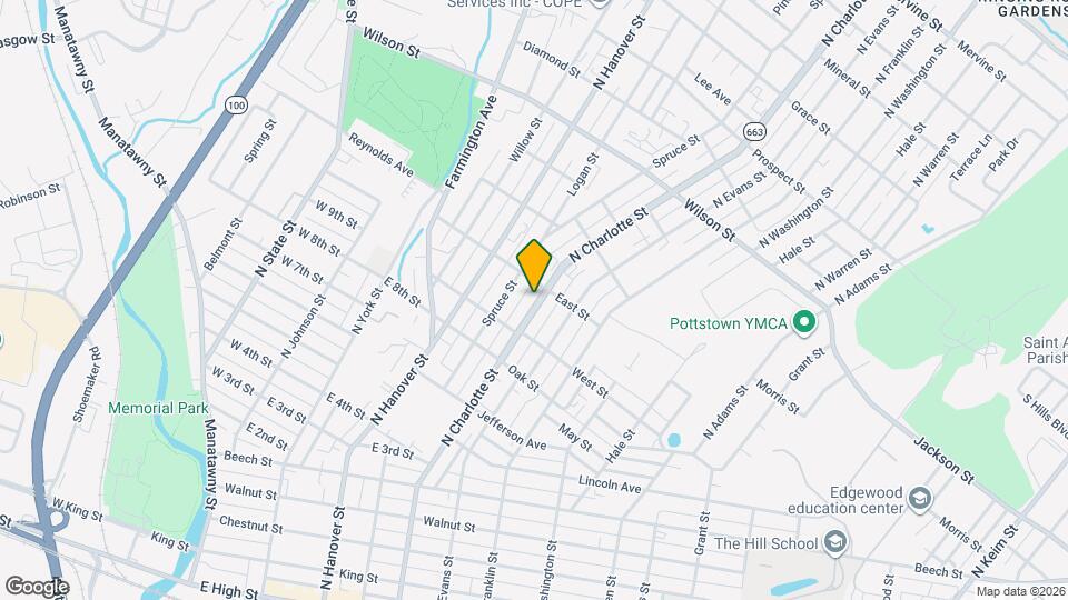 535 N Charlotte St Map and Location Details