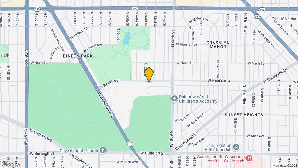 6215 W Keefe Ave Pkwy Map and Location Details