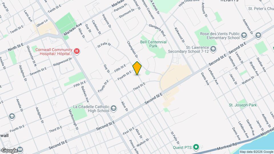 611 St Felix St Mapa y Detalles de la Ubicación