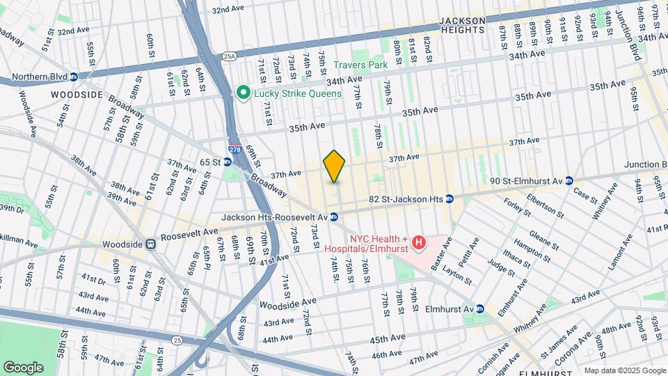 37-32 75th St Map and Location Details
