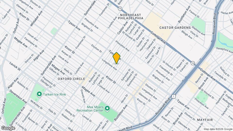 6914 Kindred St Map and Location Details