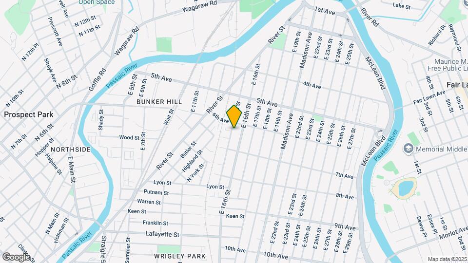 117 E 15th St Map and Location Details