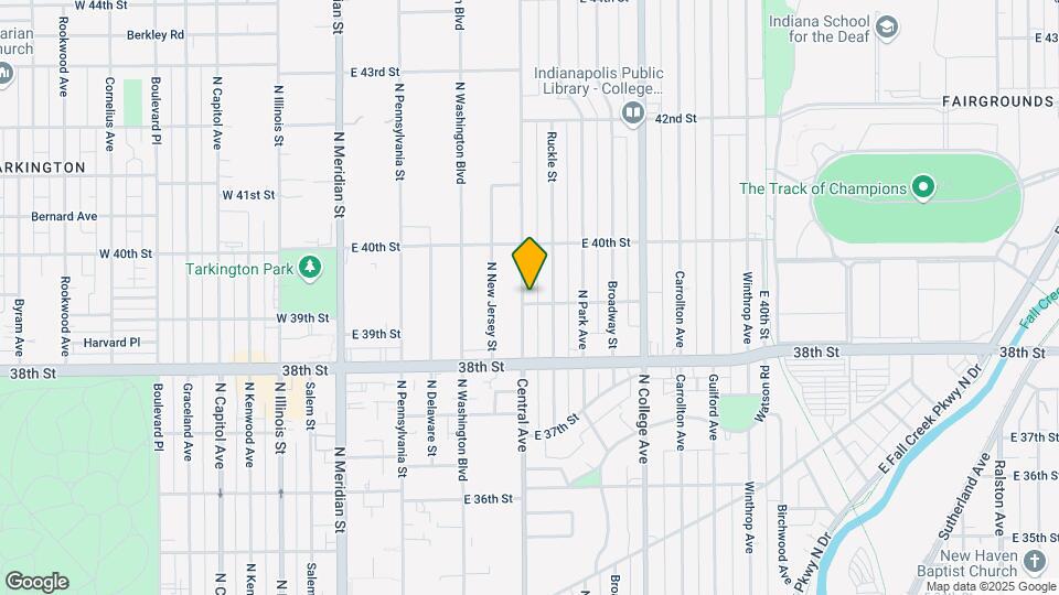 3901 Central Ave Map and Location Details