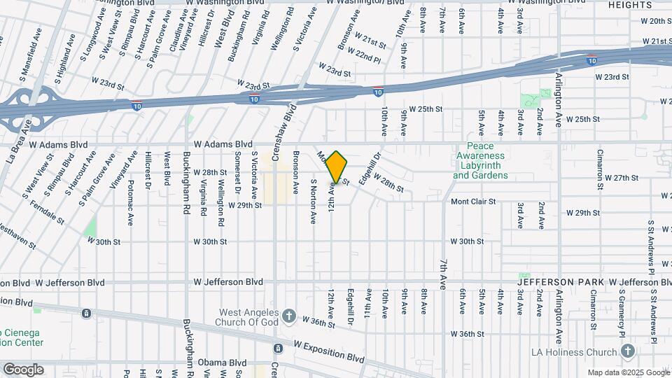 2822 12th Ave Map and Location Details