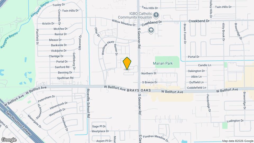 8704 San Rocco St Map and Location Details