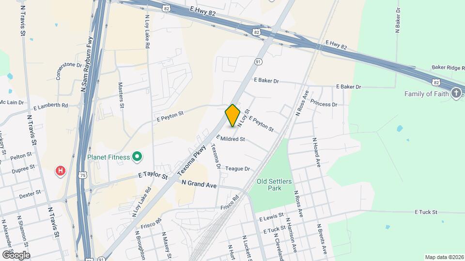 2106 N Loy St Map and Location Details