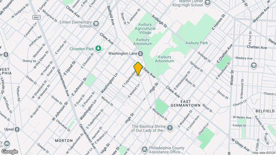 6114 Belfield Ave Map and Location Details