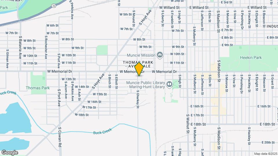 1924 S Gharkey St Mapa y Detalles de la Ubicación