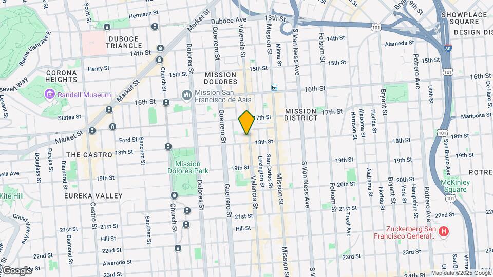 692-694 Valencia St Map and Location Details