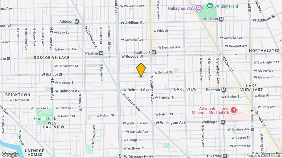 1440 W Melrose St-Unit -2 Map and Location Details