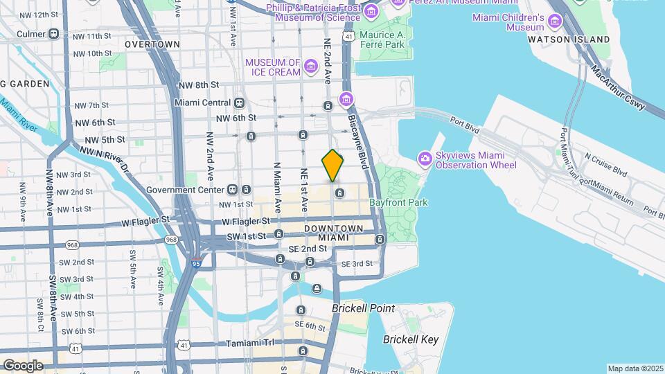 137 NE 2nd Ave Map and Location Details