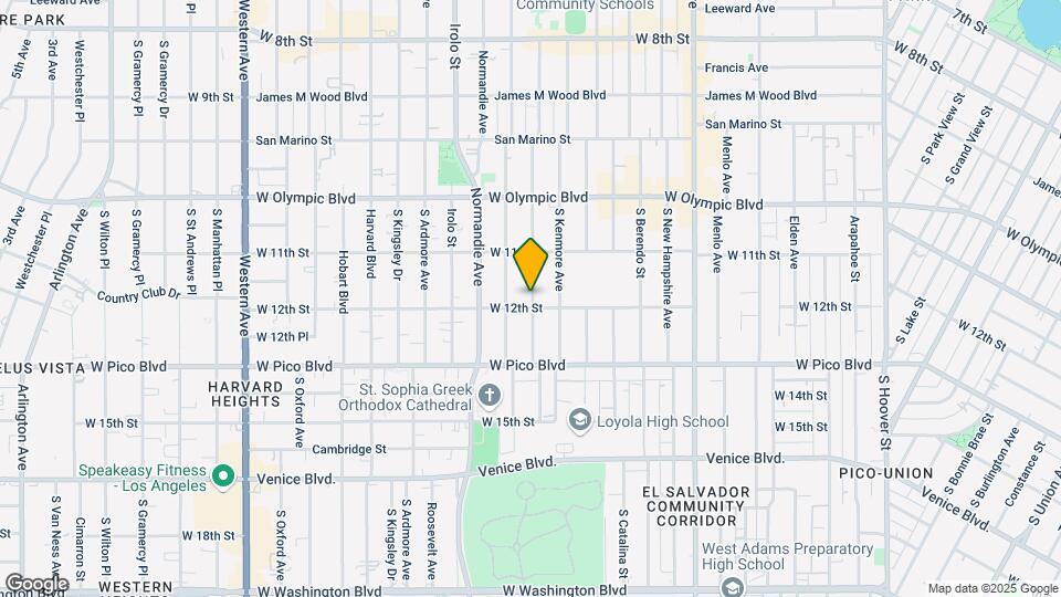 1149 1/2 Fedora St Map and Location Details