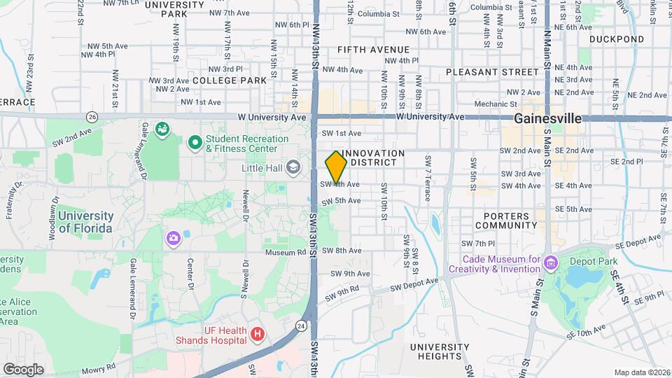 1227 SW 4th Ave Map and Location Details