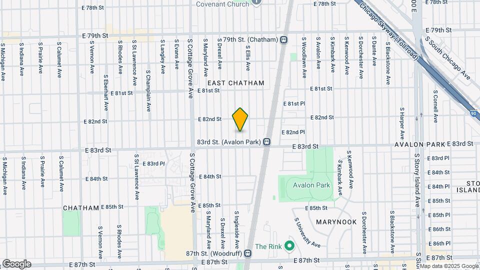 8231 S Ingleside Ave Map and Location Details