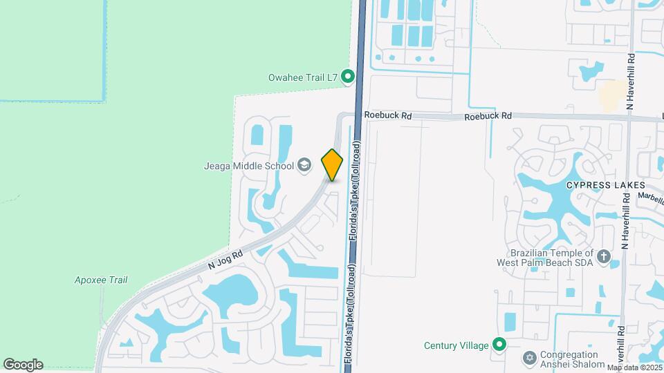 3810 N Jog Rd Mapa y Detalles de la Ubicación