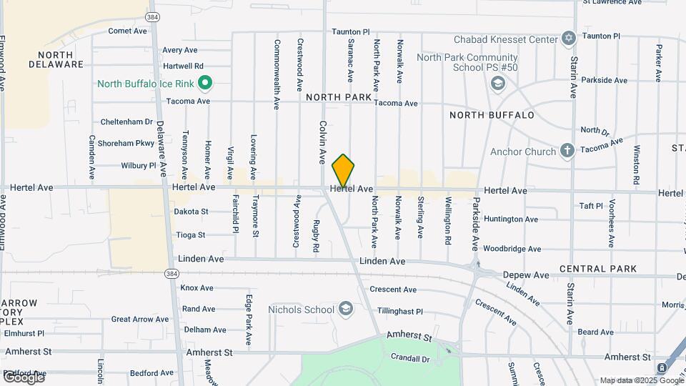 1361 Hertel Ave Map and Location Details