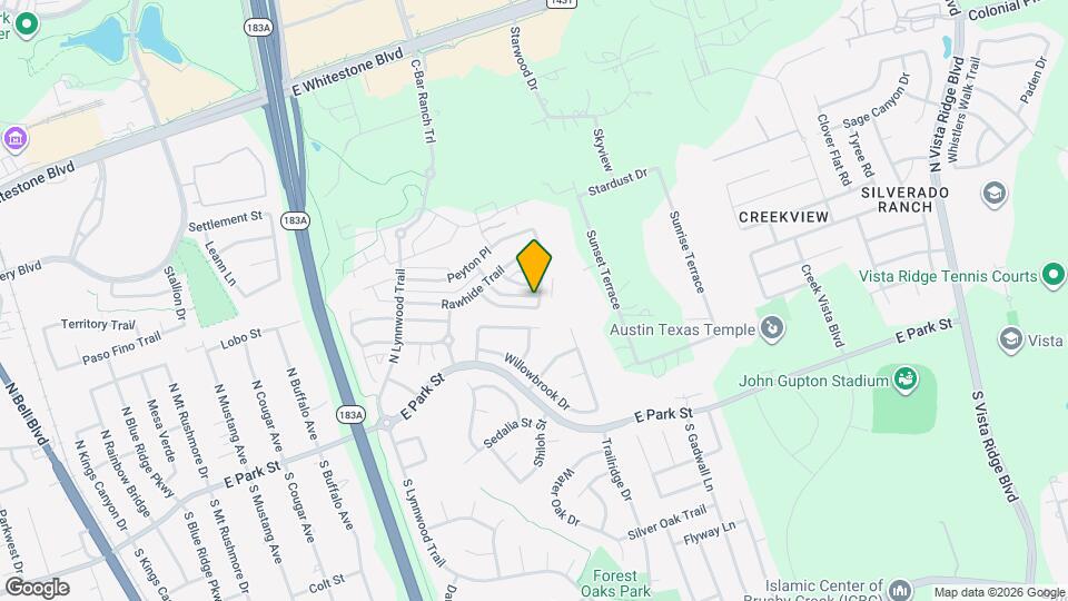 1227 Cardigan St Map and Location Details